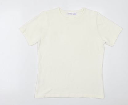 Womens UK Size 12 JDV Ivory Pullover Jumper