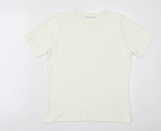 Womens UK Size 12 JDV Ivory Pullover Jumper