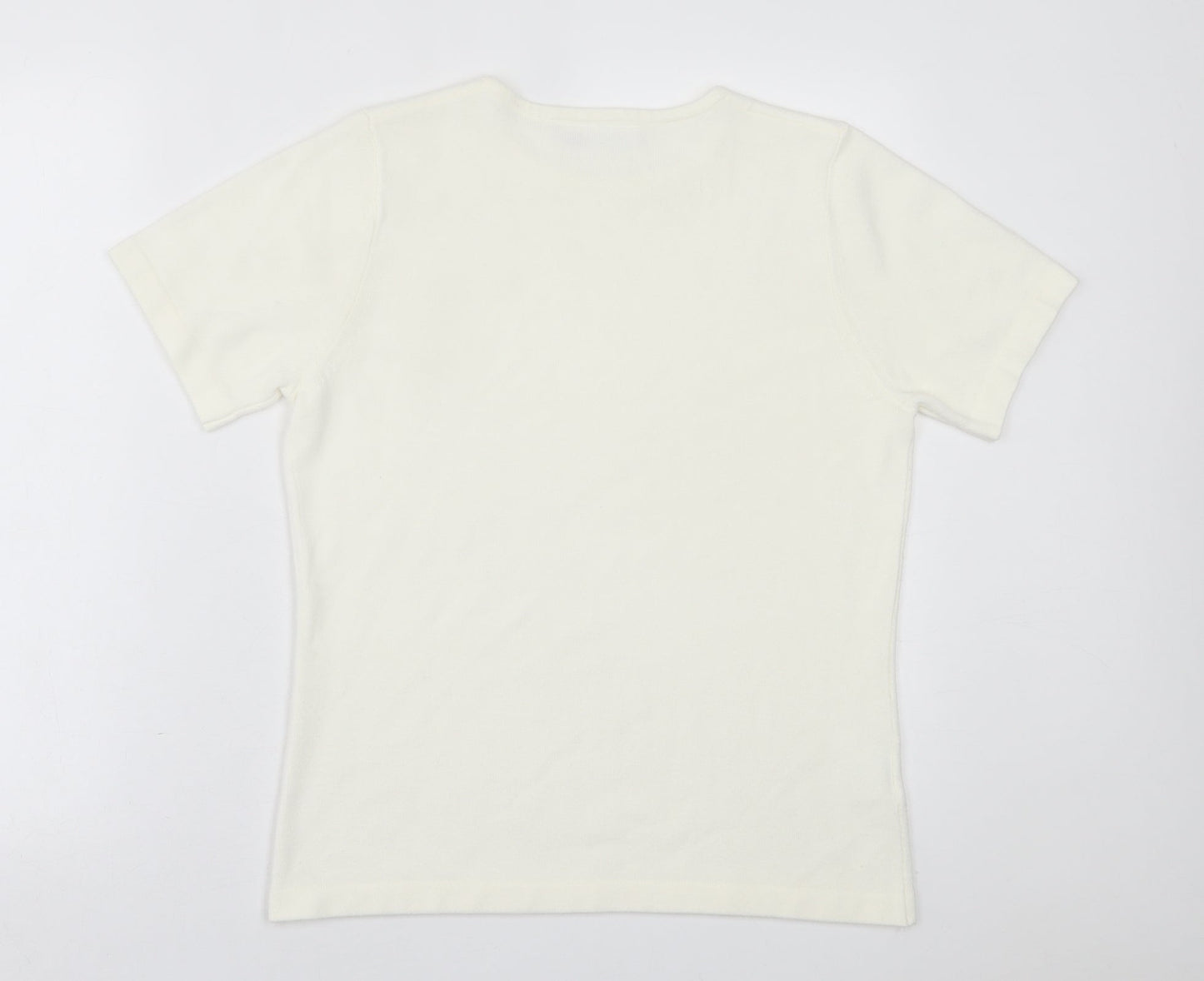 Womens UK Size 12 JDV Ivory Pullover Jumper