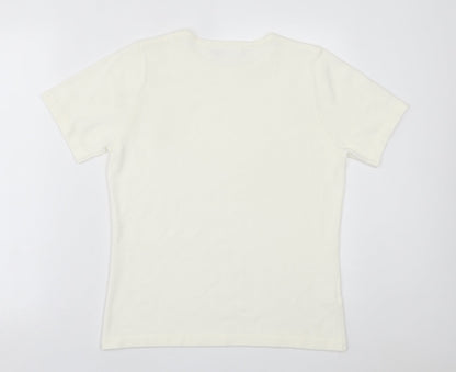 Womens UK Size 12 JDV Ivory Pullover Jumper