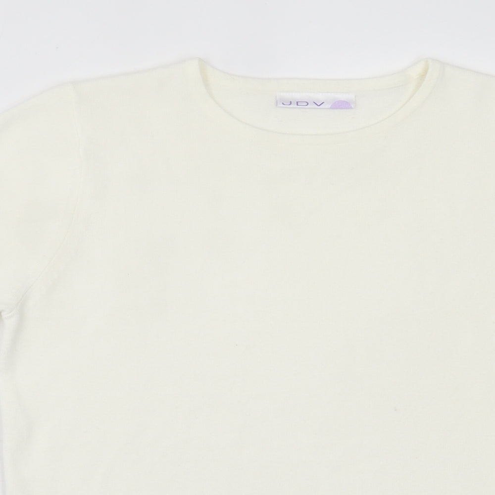Womens UK Size 12 JDV Ivory Pullover Jumper