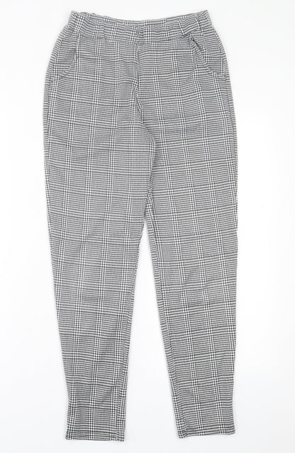 Womens UK Size 10 In the Style Regular Fit  Black Trousers