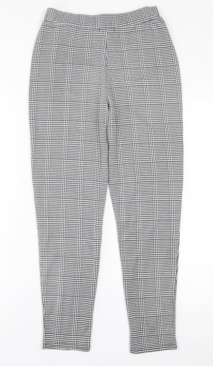 Womens UK Size 10 In the Style Regular Fit  Black Trousers
