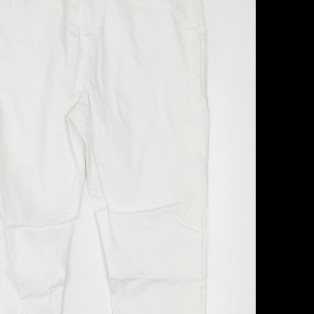 Womens UK Size 38 in Preworn Regular Fit Jegging White Trousers