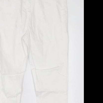 Womens UK Size 38 in Preworn Regular Fit Jegging White Trousers