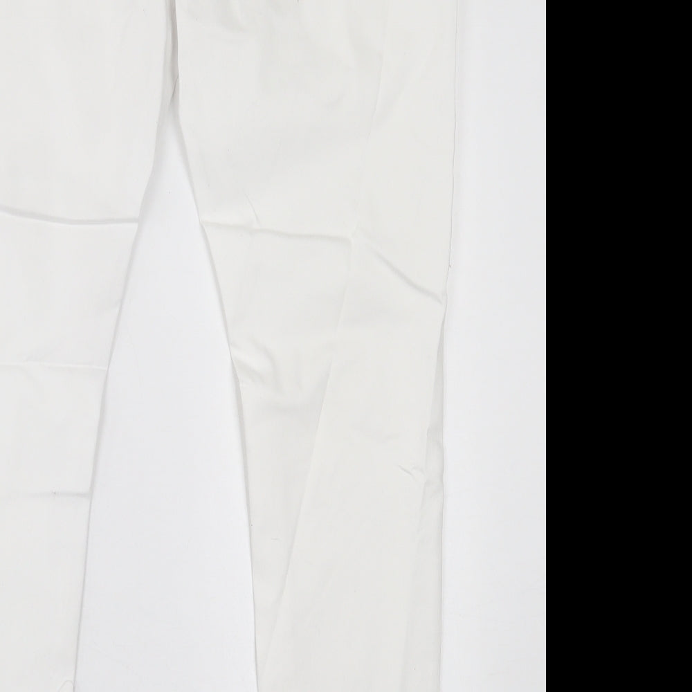 Womens UK Size 38 in Preworn Regular Fit Jegging White Trousers