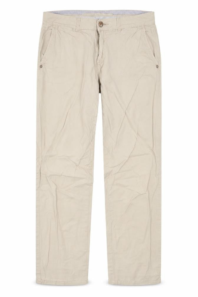 Womens UK Size 30 in Indigo Regular Fit  Beige Trousers