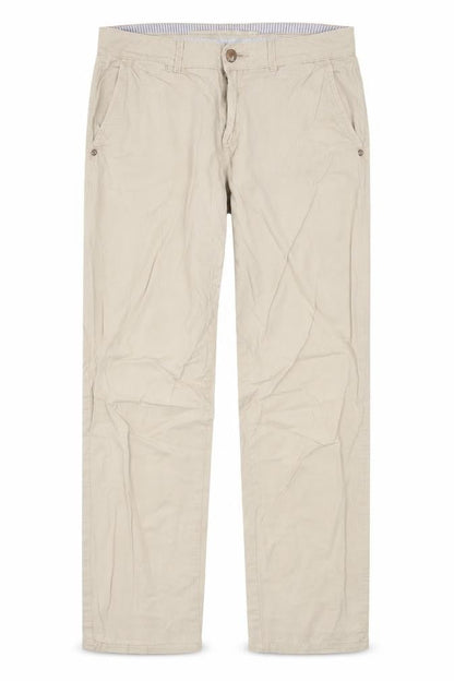 Womens UK Size 30 in Indigo Regular Fit  Beige Trousers