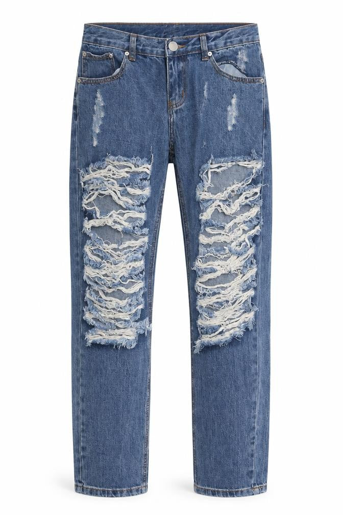 Womens UK Size S Glamorous Regular Fit Straight Blue Jeans