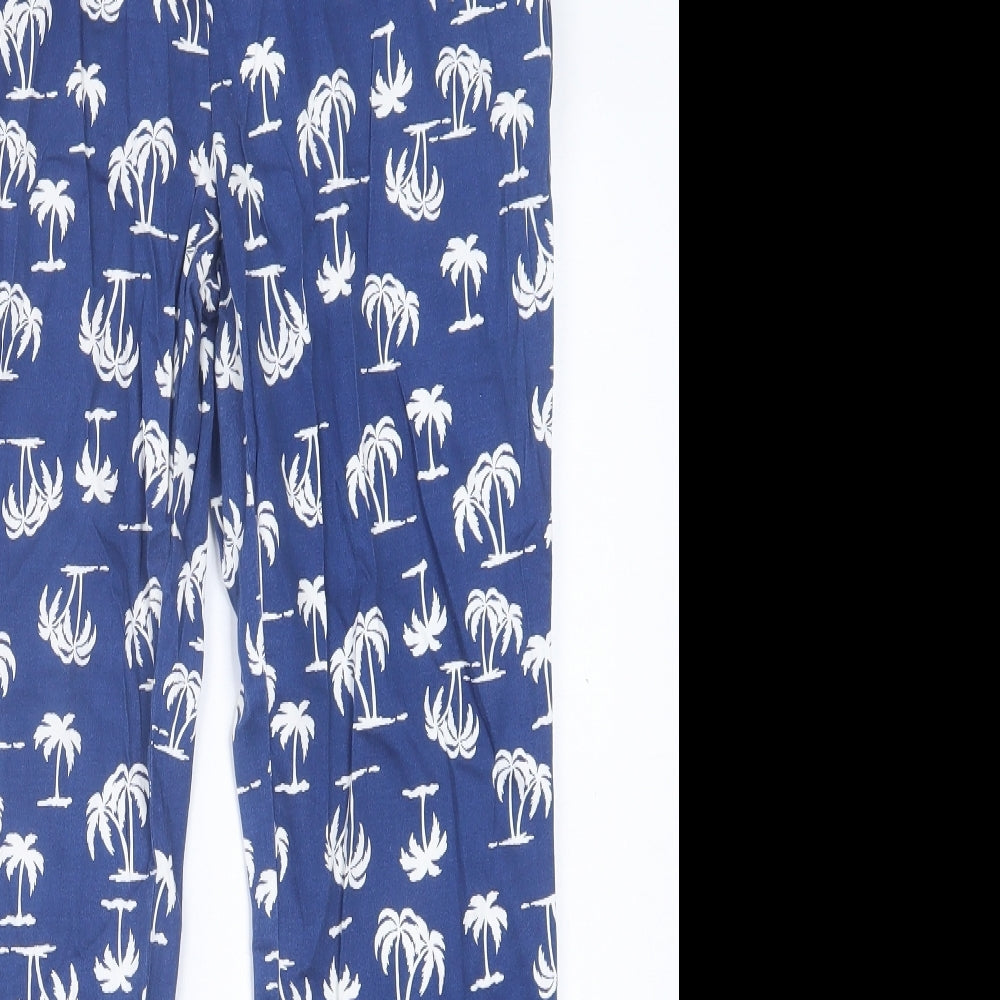 Womens UK Size 12 label Be Regular Fit  Blue Trousers