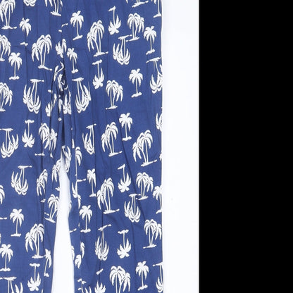 Womens UK Size 12 label Be Regular Fit  Blue Trousers