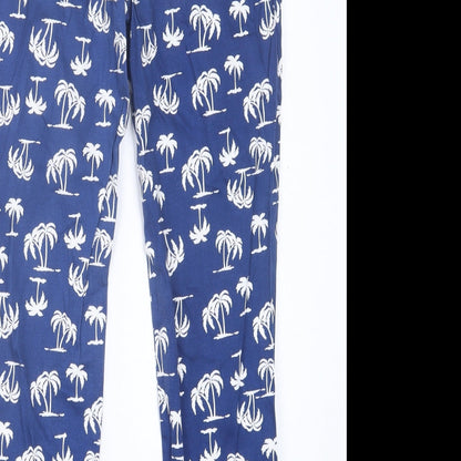Womens UK Size 12 label Be Regular Fit  Blue Trousers