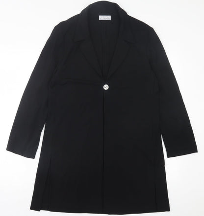 J. Taylor Womens Black   Jacket Blazer Size 12  Button