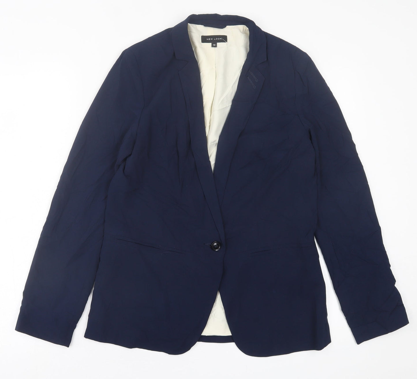 Womens UK Size 10 New Look Blue Jacket