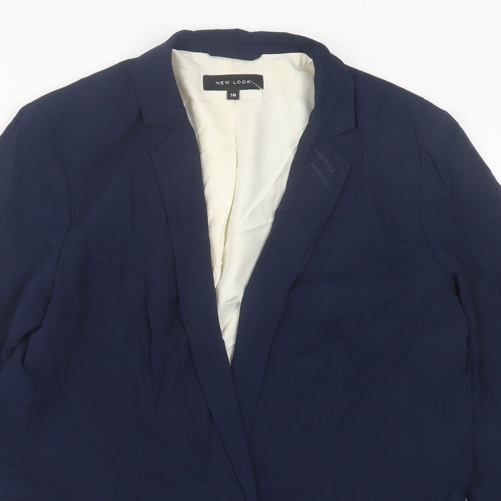 Womens UK Size 10 New Look Blue Jacket