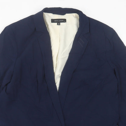 Womens UK Size 10 New Look Blue Jacket