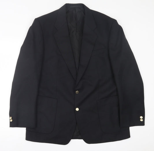 Mens UK Size 42 Marks and Spencer Regular Black Suit Jacket
