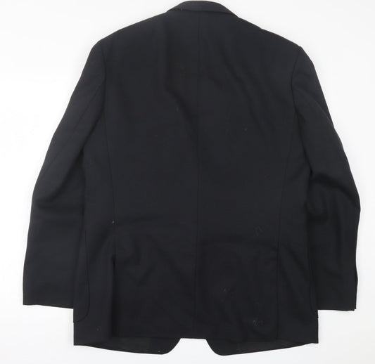 Mens UK Size 42 Marks and Spencer Regular Black Suit Jacket