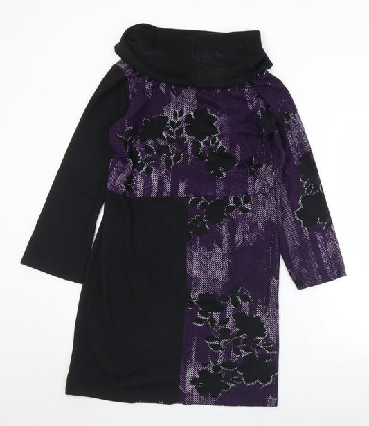 Womens UK Size S Klass Purple Tunic Jumper