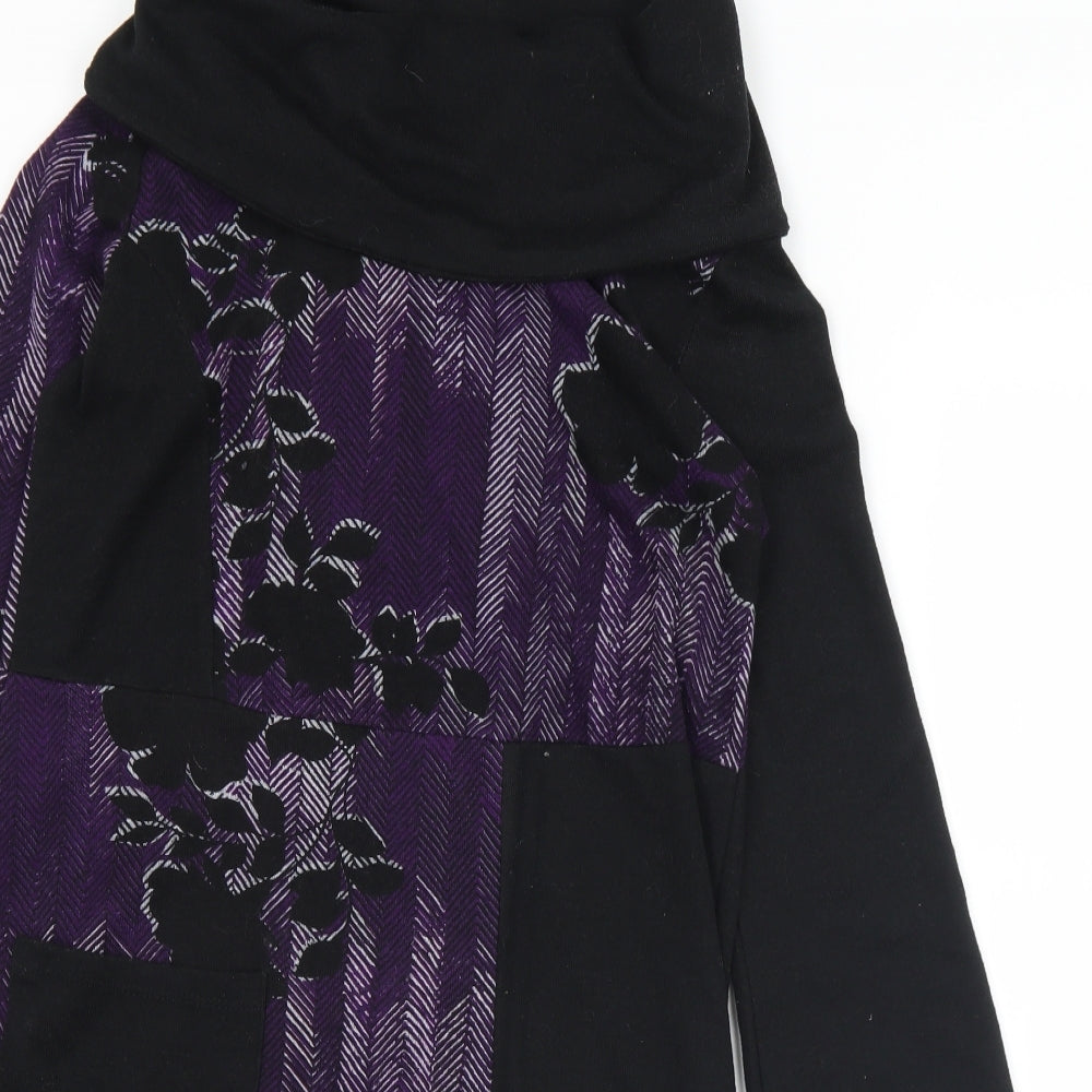 Womens UK Size S Klass Purple Tunic Jumper