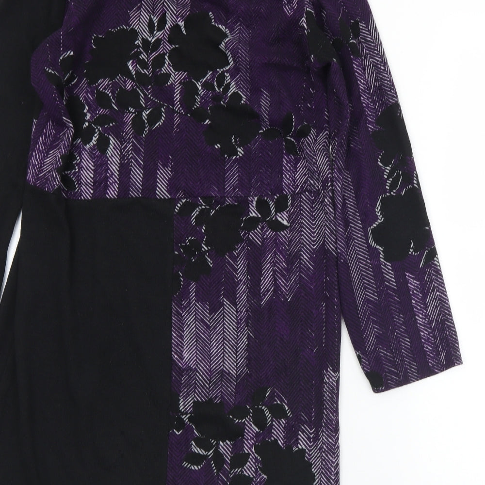 Womens UK Size S Klass Purple Tunic Jumper