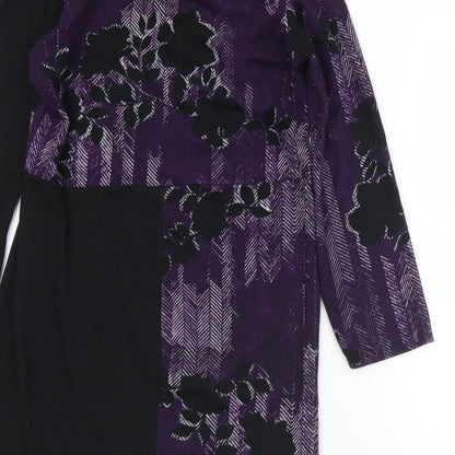 Womens UK Size S Klass Purple Tunic Jumper