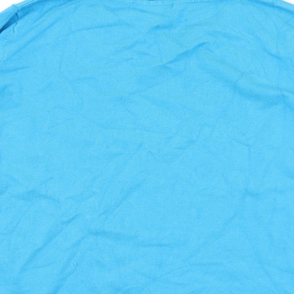 Womens UK Size L BM Blue Pullover Jumper
