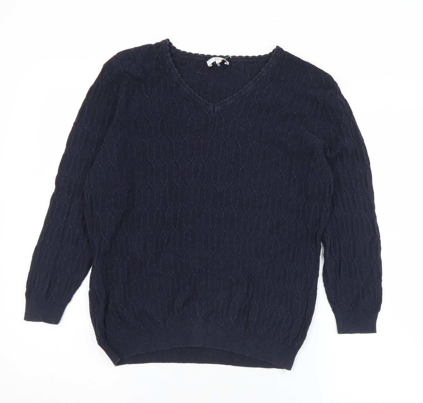 Womens UK Size M CC Black Pullover Jumper