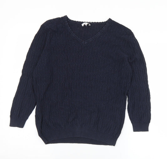 Womens UK Size M CC Black Pullover Jumper