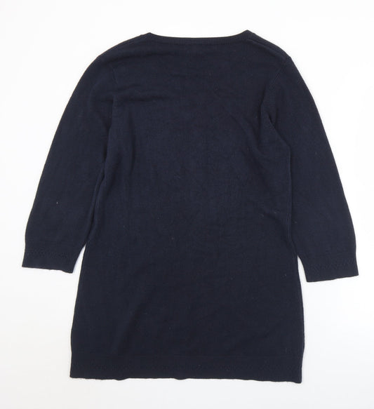 Womens UK Size L Lakeland Blue Pullover Jumper