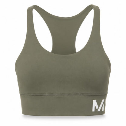 MP Womens Green  Polyester Cropped Tank Size S Round Neck