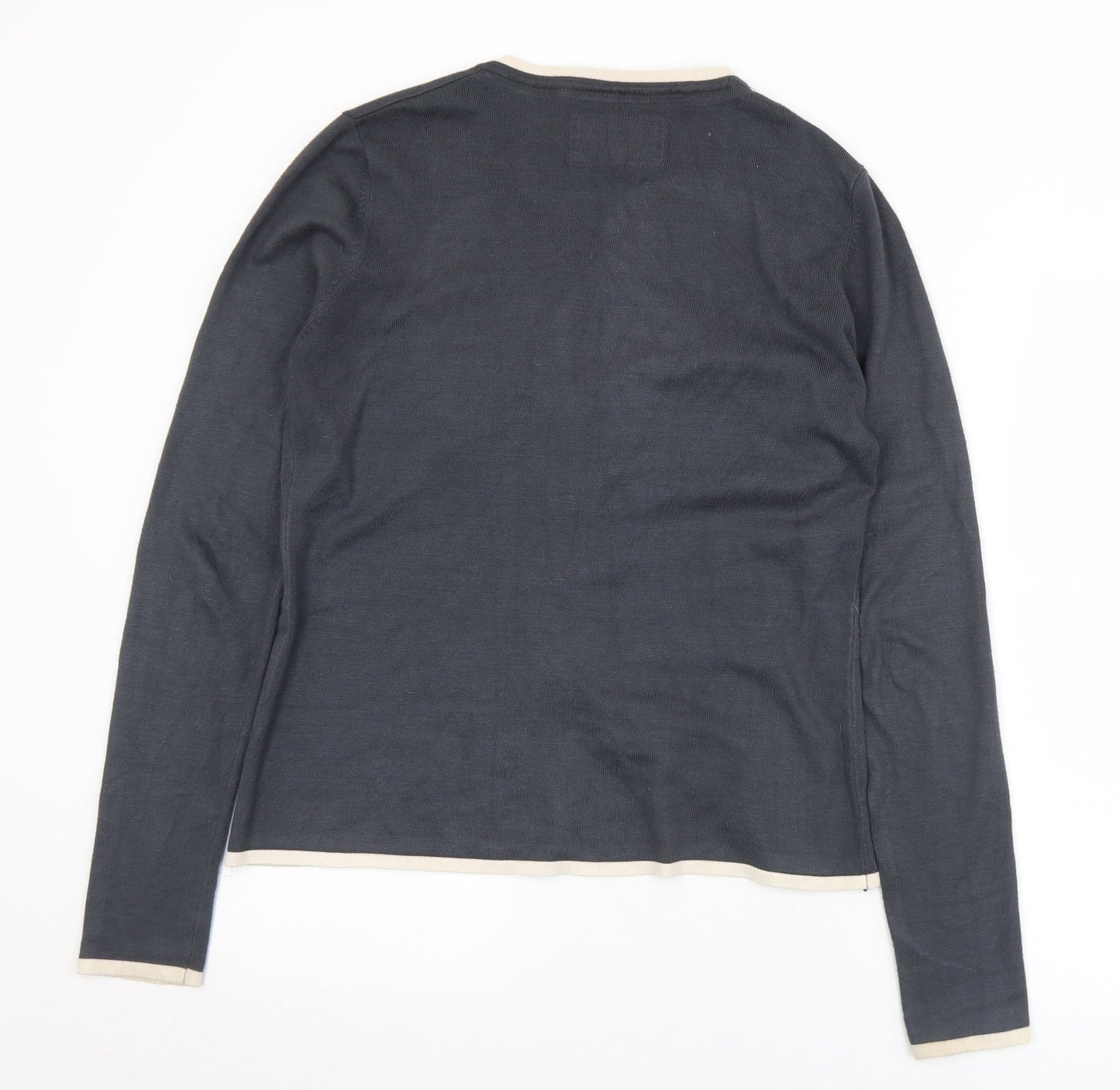 Womens UK Size L Ness Grey Cape Jumper