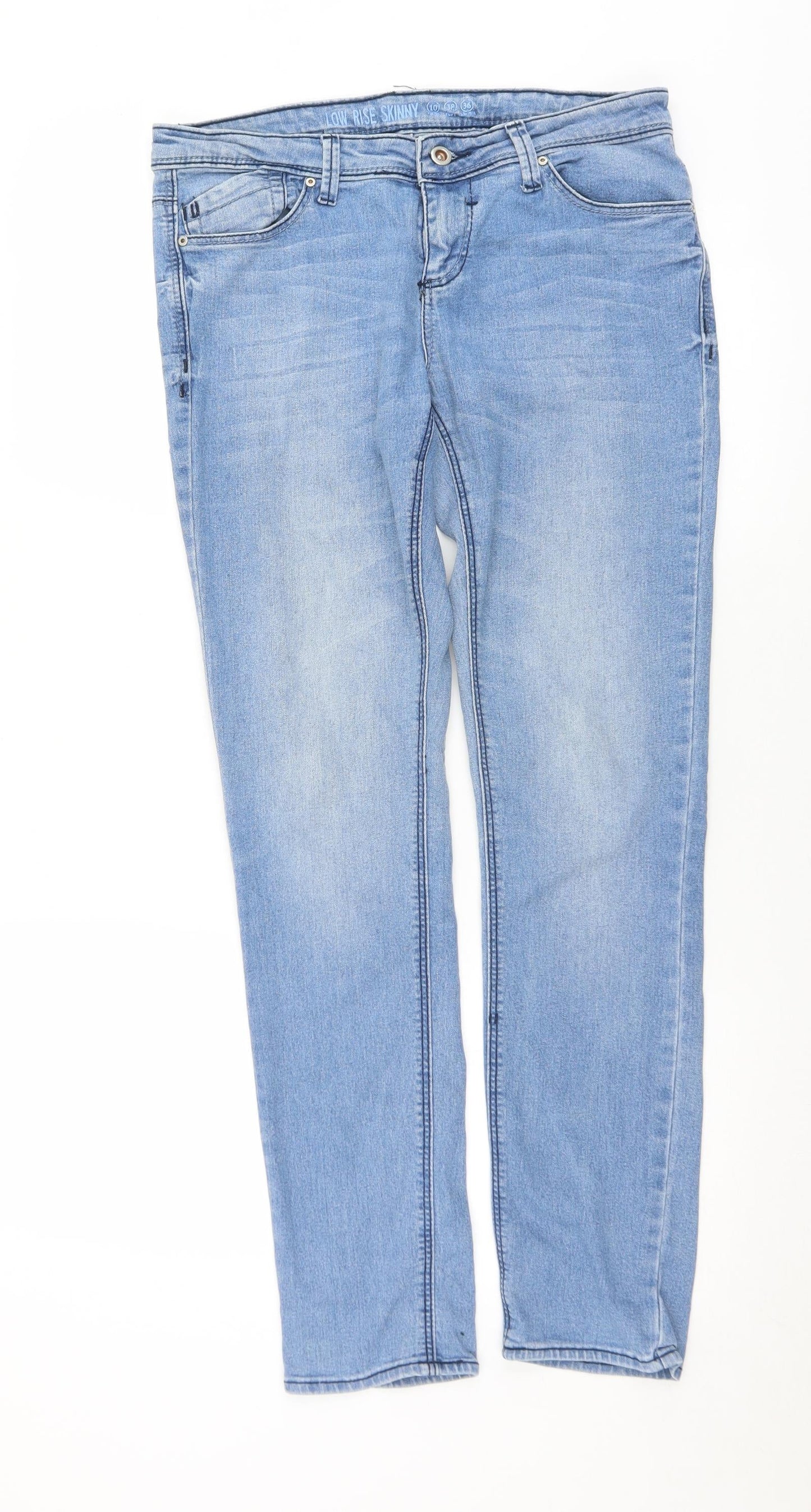 Womens UK Size 10 Bullhead Denim Co. Regular Fit Skinny Blue Jeans