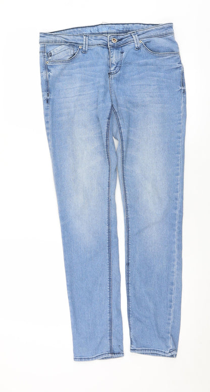 Womens UK Size 10 Bullhead Denim Co. Regular Fit Skinny Blue Jeans