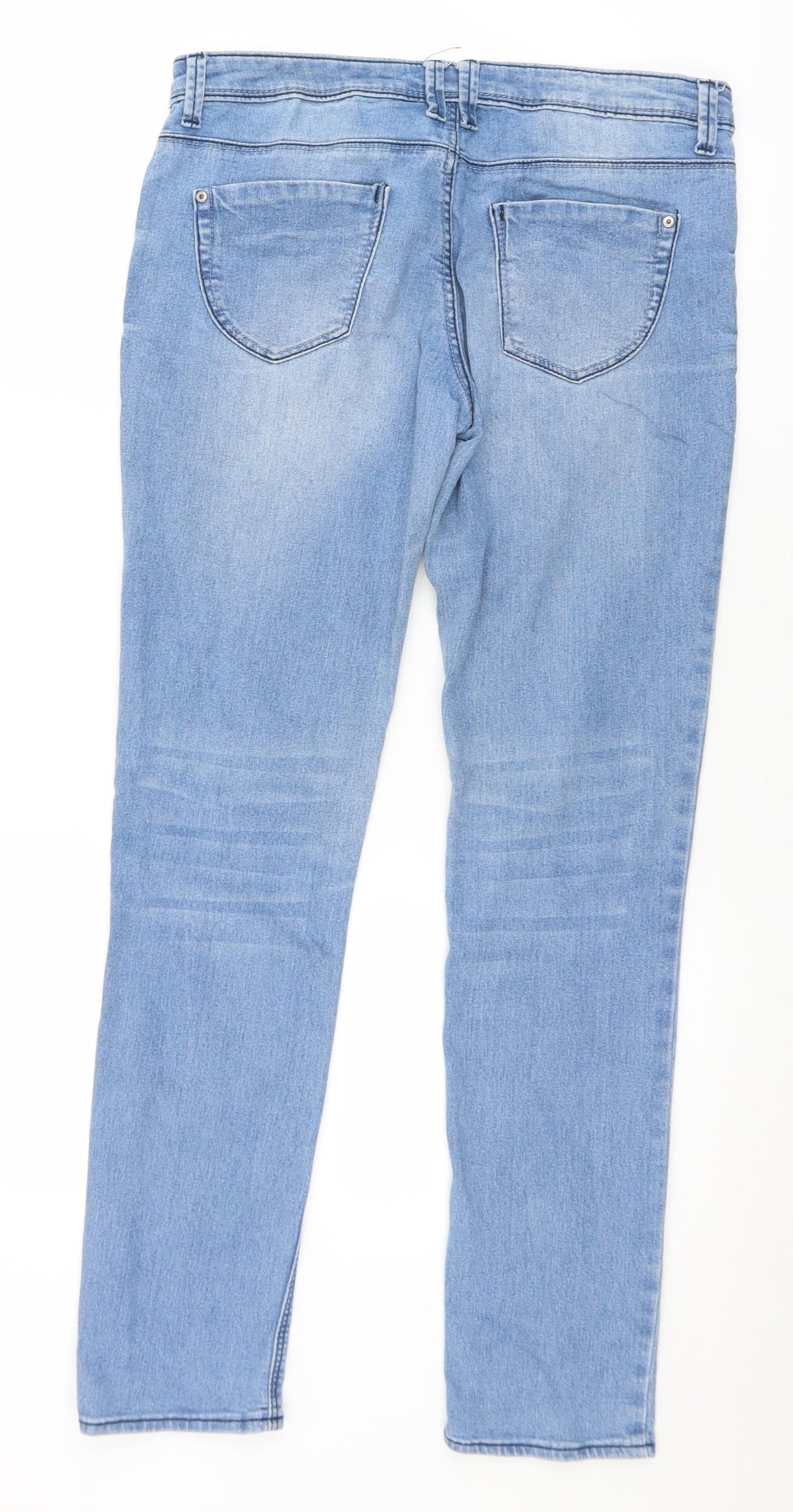 Womens UK Size 10 Bullhead Denim Co. Regular Fit Skinny Blue Jeans