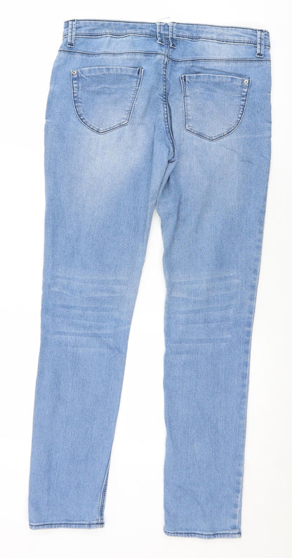 Womens UK Size 10 Bullhead Denim Co. Regular Fit Skinny Blue Jeans