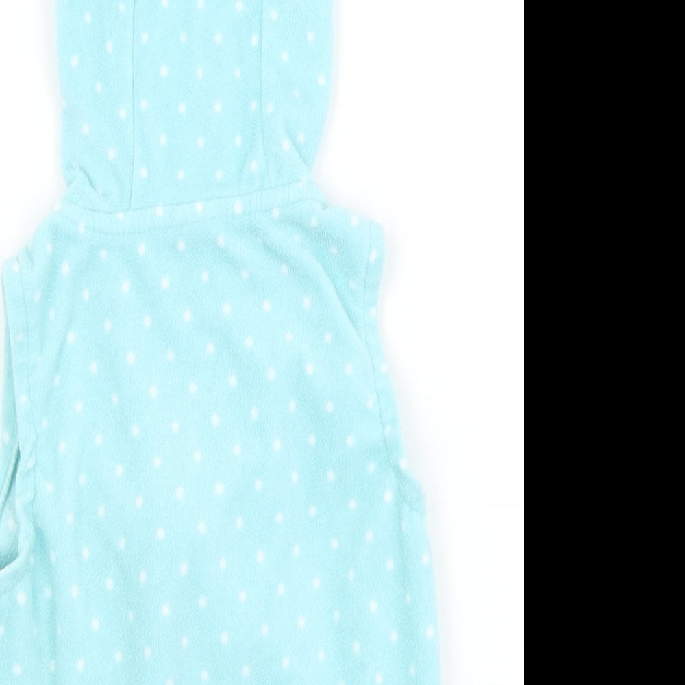 Carters Girls Green Polka Dot  Gilet Jacket Size 12 Months   Zip