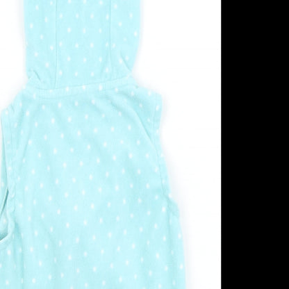 Carters Girls Green Polka Dot  Gilet Jacket Size 12 Months   Zip