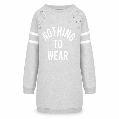 Primark Girls Grey  Polyester Pullover Sweatshirt Size 9-10 Years   - Nothing to Wear