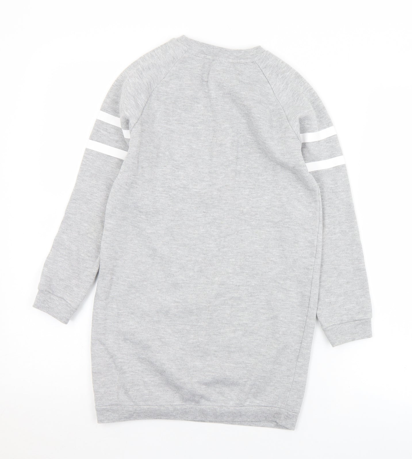 Primark Girls Grey  Polyester Pullover Sweatshirt Size 9-10 Years   - Nothing to Wear