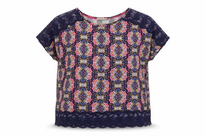 Womens UK Size 12 Marks and Spencer Multicoloured Basic Blouse