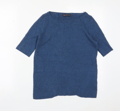 Womens UK Size 16 Marks and Spencer Blue Pullover Jumper