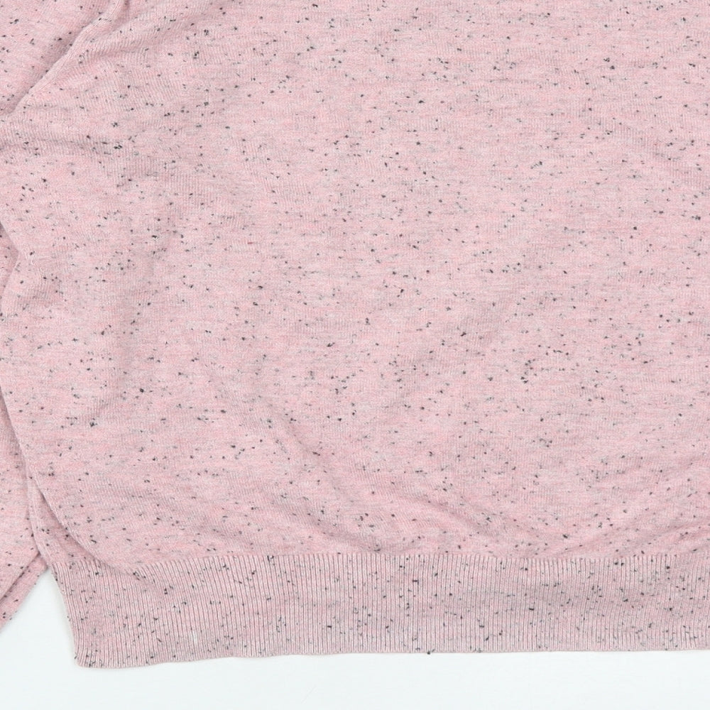 Womens UK Size M H&M Pink Pullover Jumper