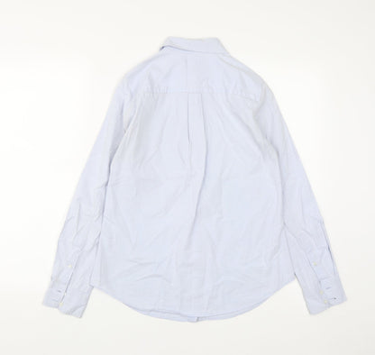 Mens UK Size S Gap Blue  Button-Up Long Sleeve Casual Shirt