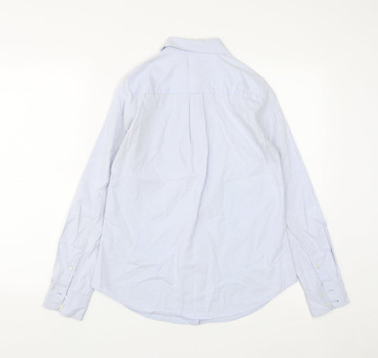 Mens UK Size S Gap Blue  Button-Up Long Sleeve Casual Shirt