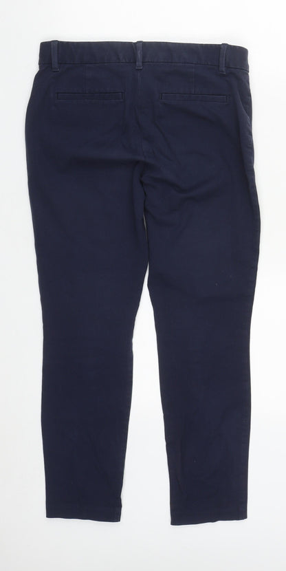 Gap Womens Blue  Cotton Skinny Jeans Size 30 in L25 in Regular Zip