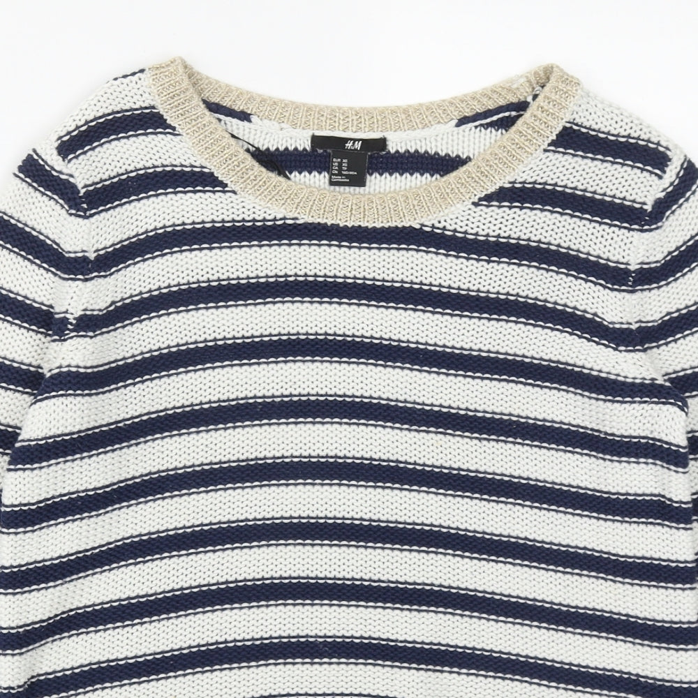 Womens UK Size XS H&M Multicoloured Pullover Jumper