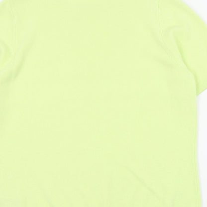 Womens UK Size 14 Classic Green Pullover Jumper