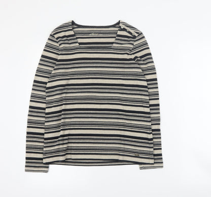 Womens UK Size 12 DASH Brown Pullover Jumper