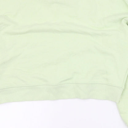 Womens UK Size S Pull & Bear Green Pullover Sweatshirt